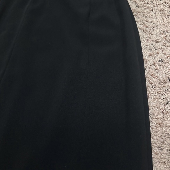 Vintage Cache Black Maxi Skirt Zipper Slit Women’s Size 0 Minimalist Y2K Chic - Picture 9 of 12